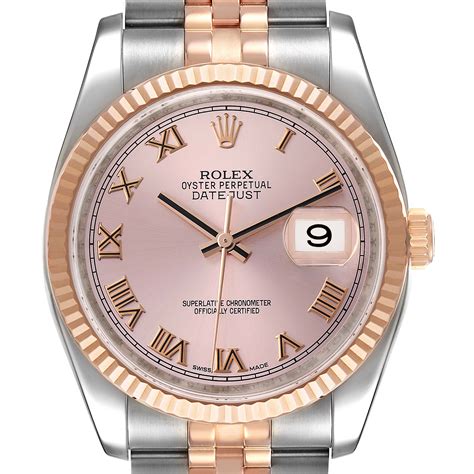 rolex rosa datejust